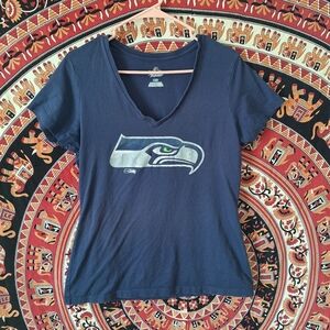 Seattle Seahawks V-Neck Women's T-Shirt